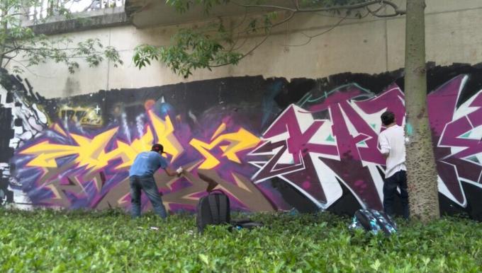 Pintura à pistola colorida da arte dos grafittis de DIY/ouro roxo azul vermelho pintura à pistola do aerossol