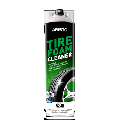 Líquido de limpeza 600ml CTI automotivo da espuma do pneu do pulverizador do líquido de limpeza do pneu de Aristo