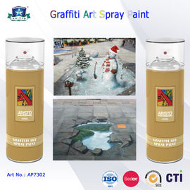 pintura de secagem rápida ambiental enlatada 400ml da arte do pulverizador dos grafittis para o artista na madeira de metal