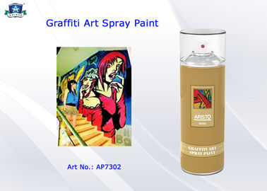 Latas acrílicas da pintura à pistola dos grafittis da arte do aerossol para o artista com Normal, Fluo, cor metálica