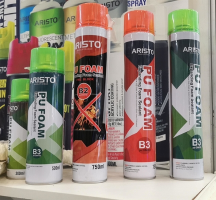Fazendo isolamento sonoro o plutônio espume pulverizador para isolar OEM 300ml/500ml/750ml