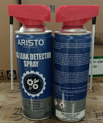Aplicação consistente e precisa com aerossol doméstico para detecção de vazamentos gasosos em tubulações plásticas e metálicas